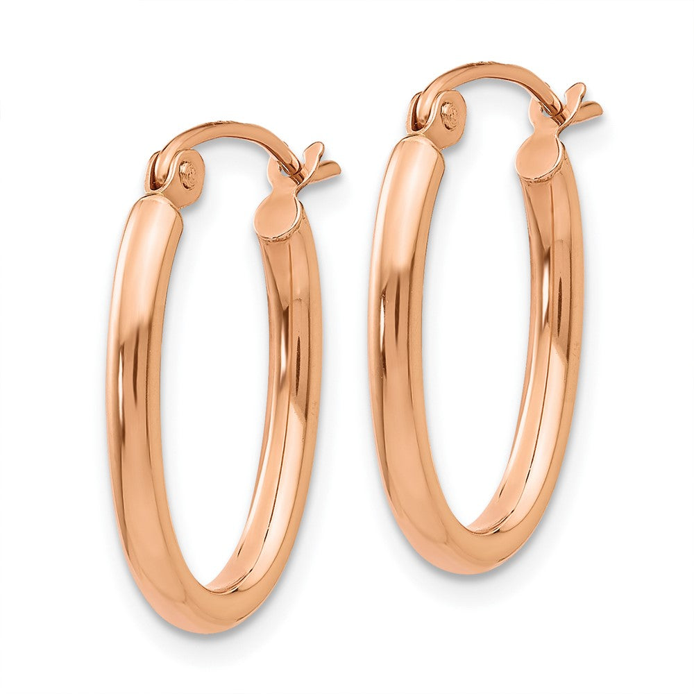 Oval Hoop Earrings
