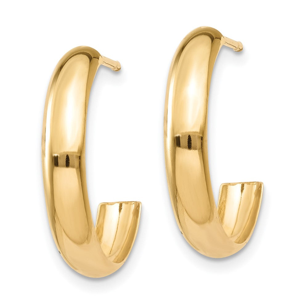 J-Hoop Earrings