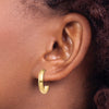 J-Hoop Earrings