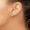 Gold Love Knot Post Earrings