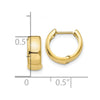 10k Hinged Hoop Earrings