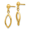 10k Post Dangle Earrings