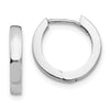Gold Circle Hinged Hoop Earrings