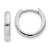 Gold Circle Hinged Hoop Earrings