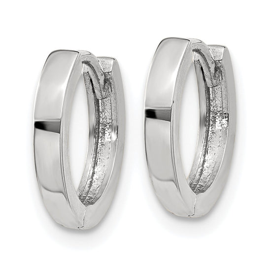 Gold Circle Hinged Hoop Earrings