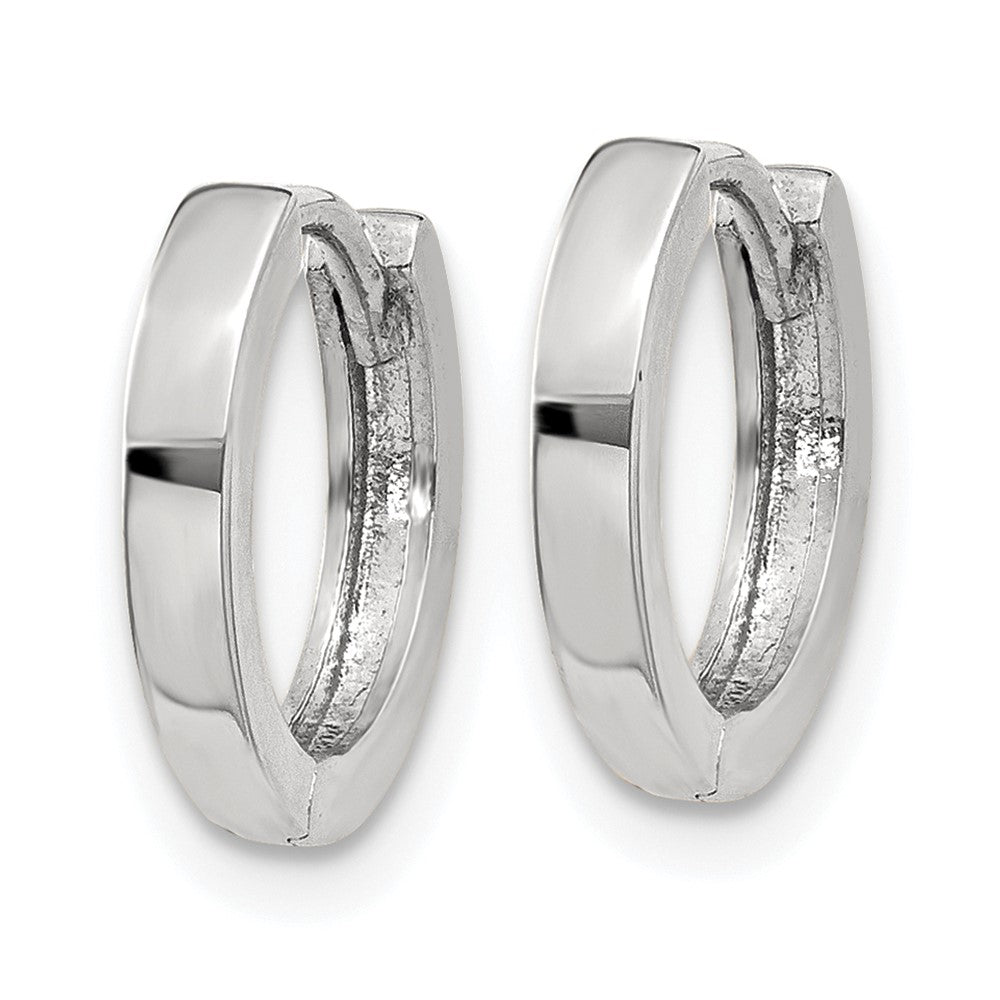 Gold Circle Hinged Hoop Earrings
