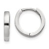 Gold Circle Hinged Hoop Earrings