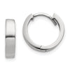 Gold Circle Hinged Hoop Earrings