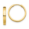 Gold Circle Hinged Hoop Earrings