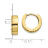 10K Hinged Hoop Earrings