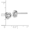 Gold Love Knot Post Earrings