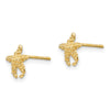 Gold Starfish Post Earrings