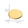 Gold Oval Tie Tac