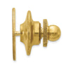 Gold Round with Lines Tie Tac