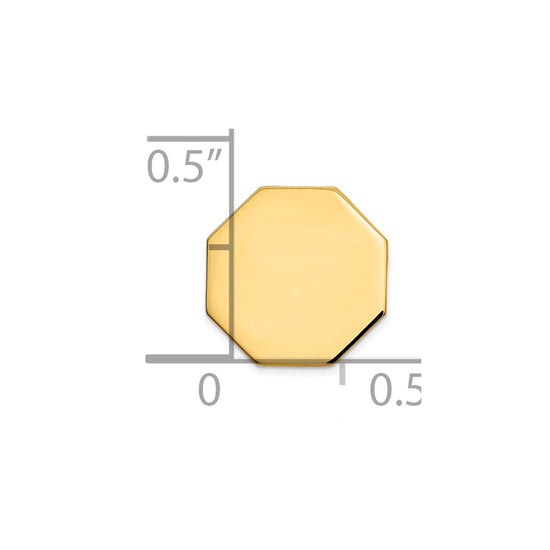 Men's Octagonal Tie Tacs