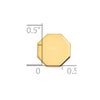 Men's Octagonal Tie Tacs