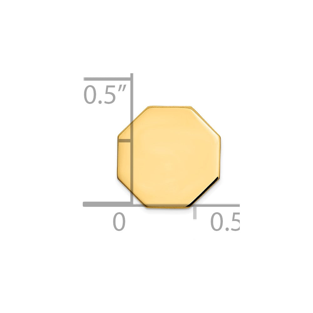 Men's Octagonal Tie Tacs