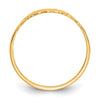Gold Polished Children's Heart Rings