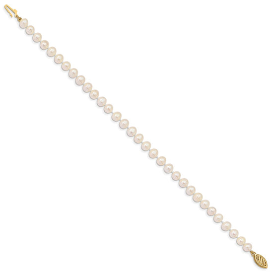 Gold Pearl Bracelet