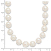 10k 8-9mm White Near Round Freshwater Cultured Pearl 20 inch Necklace