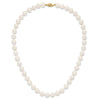10k 8-9mm White Near Round Freshwater Cultured Pearl 16 inch Necklace