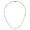 10k 8-9mm White Near Round Freshwater Cultured Pearl 20 inch Necklace