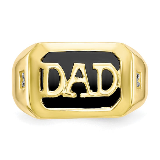Men's Diamond 'DAD' Rings
