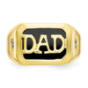 Men's Diamond 'DAD' Rings
