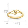 Gold Polished Diamond Ring