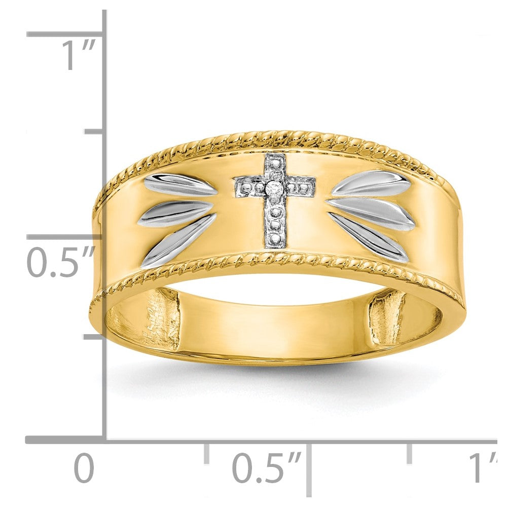 Gold Diamond and Oynx Mens Wedding Band