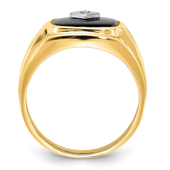 Men's Onyx & Diamond Rings