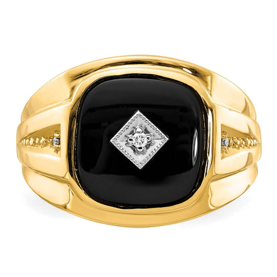 Men's Onyx & Diamond Rings