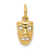 Gold Comedy/Tragedy Charm