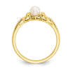 10K Gemstone and Diamond Ring