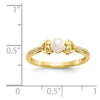 10K Gemstone and Diamond Ring