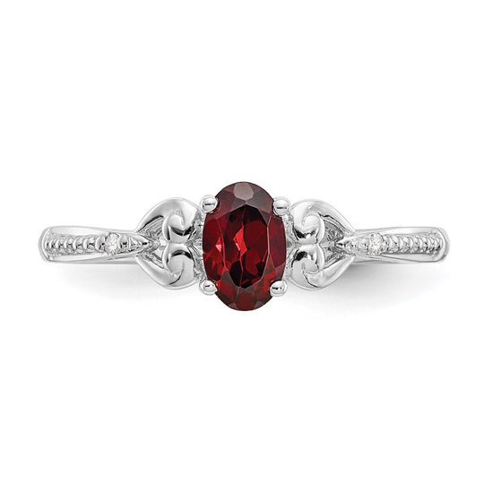 10K Gemstone and Diamond Ring