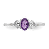10K Gemstone and Diamond Ring