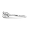10K Gemstone and Diamond Ring