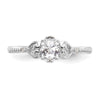 10K Gemstone and Diamond Ring