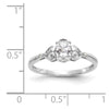 10K Gemstone and Diamond Ring
