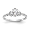10K Gemstone and Diamond Ring