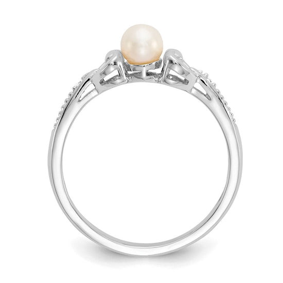 10K Gemstone and Diamond Ring