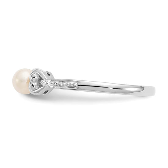 10K Gemstone and Diamond Ring