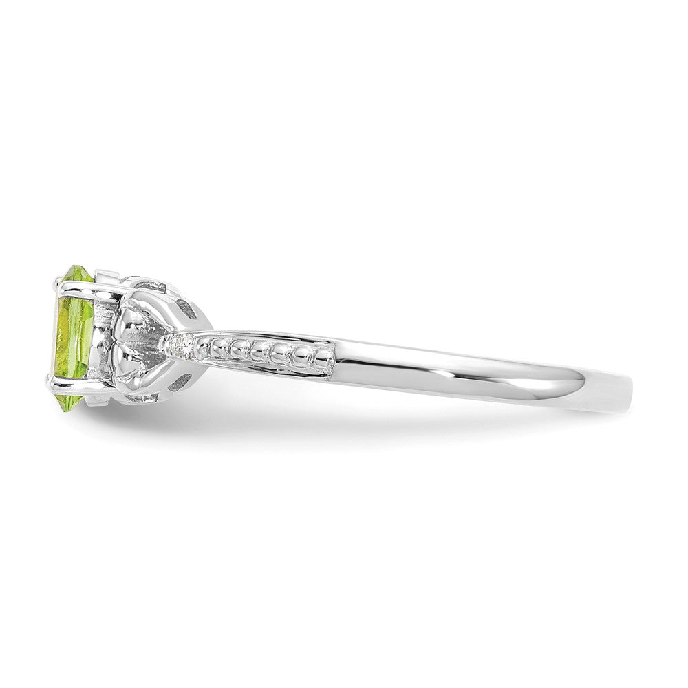10K Gemstone and Diamond Ring
