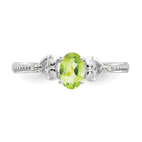 10K Gemstone and Diamond Ring