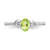 10K Gemstone and Diamond Ring