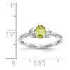 10K Gemstone and Diamond Ring