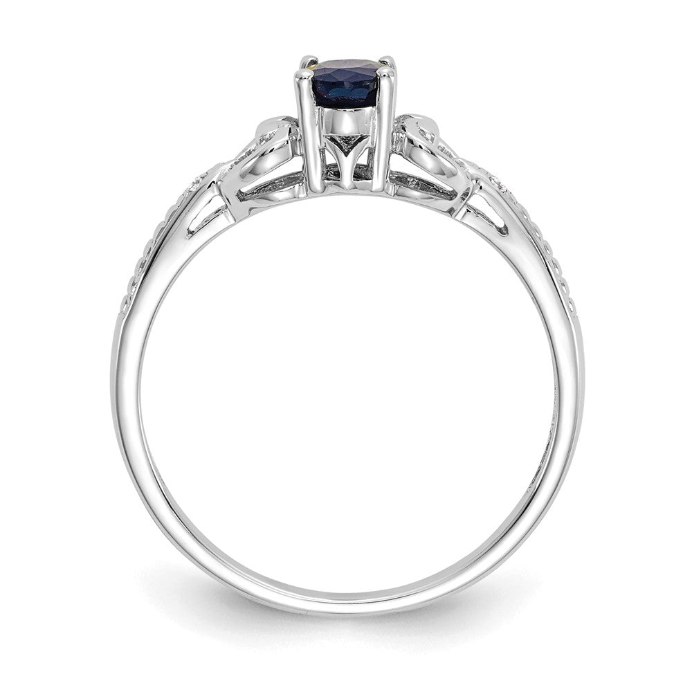 10K Gemstone and Diamond Ring