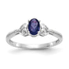10K Gemstone and Diamond Ring
