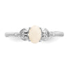 10K Gemstone and Diamond Ring